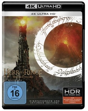Władca pierścieni + Hobbit ultra HD 4K blu ray PL