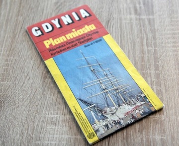 Plan miasta GDYNIA skala 1:20 000 rok wydania:1994