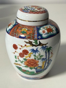 Japońska porcelana amfora wzór IMARI