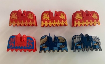 Lego castle - derki (kropierze) końskie