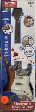 Gitara elektryczna Bontempi słuchawki w zestawie