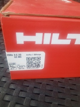 HILTI Gwoździe X-C  20 G3 MX Bulk - 1200 szt .