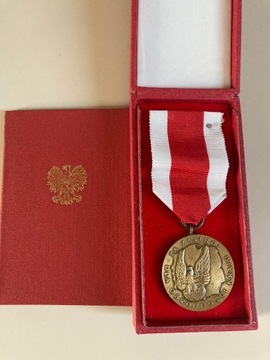 MEDAL ZA ZASŁUGI DLA OBRONNOŚCI KRAJU 1978r. PRL