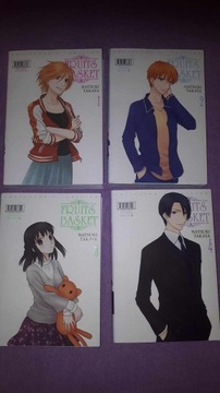 FRUITS BASKET MANGA NATSUKI TAKAYA zestaw 4 tomy 