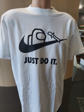 Koszulka Nike among us just do it roz L nieużywana