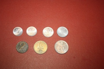Węgry - zestaw monet - lata 80.te