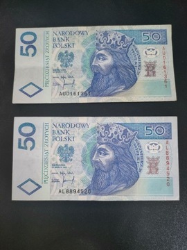 Banknoty 50 zl. 