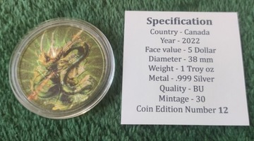 Maple Leaf Dragon 1 oz 