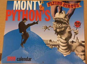 Kalendarz Latający Cyrk Monty Pythona z 1999 r.