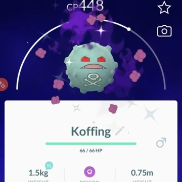 Shiny Shadow Koffing 