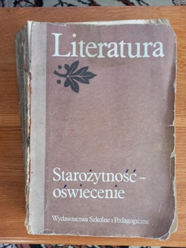 Książka Literatura starożytność - oświecenie