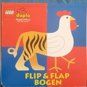 UNIKAT __ Lego duplo __ książeczka flip&flap bogen