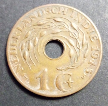 Holenderskie Indie wsch 1 cent 1945 S