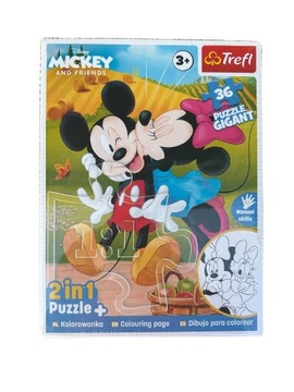 Puzzle Mickey 2in1 GIGANT PUZZLE 