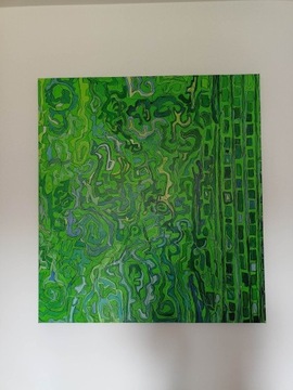 Obraz "Green II" abstrakcja