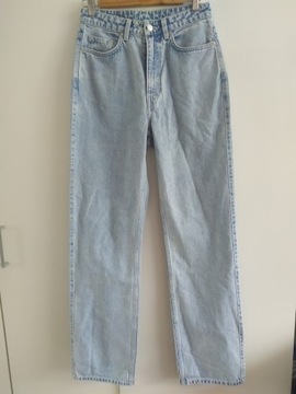 WEEKDAY spodnie jeansy dla wysokiej tall 28 36 S M