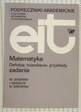 Matematyka Definicje twierdzenia przyklady zadania