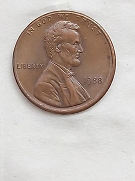 157 USA 1 cent, 1988