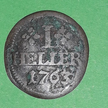 1 HELLER 1763 SAKSONIA