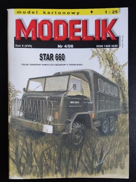 Modelik 4/06 - samochód ciężarowy Star 660, 1:25