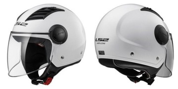Kask otwarty LS2 OF562 AIRFLOW L SOLID WHITE