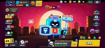 KONTO BRAWL STARS FA 4,5Kpuch 10 skinów 27 postaci