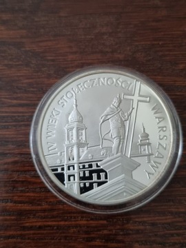 20 ZŁ IV WIEKI STOŁECZNOŚCI WARSZAWY 1996R.