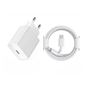 SZYBKA ŁADOWARKA USB C 20W + KABEL LIGHTNING 1M