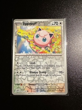 Karta Pokemon Jigglypuff 039/165 Reverse MEW 151