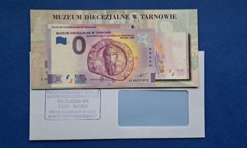 BANKNOT 0 EURO MUZEUM W TARNOWIE .