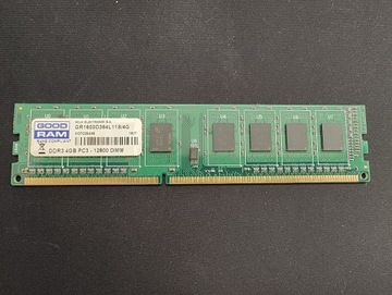 GOODRAM 4GB DDR3 CL 11 1600 MHz GR1600D364L11S/4G