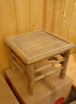 Taboret bambusowy 34x34 cm