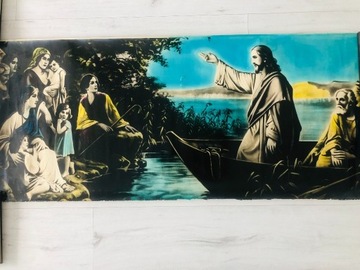Obraz Świętej Rodziny 120 x 50 cm 