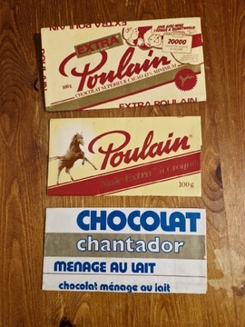 Opakowania po czekoladach Francja