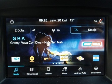 Aktualizacja Sync 3.4 mapa Europa do Ford z EU USA