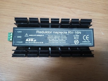 Reduktor Napięcia 24V/12V AZO RV16 Przetwornica 5A