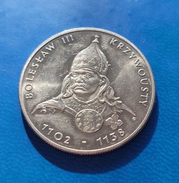 Moneta 50zł 1982 r. Bolesław III Krzywousty.