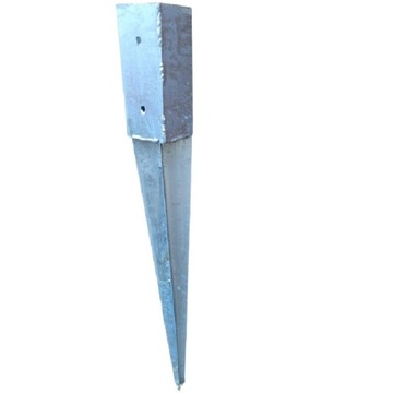 Metalowa podstawa słupa wbijana ocynkowana 7x7 cm