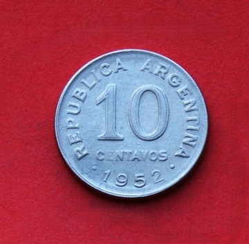 10 Centavos  1952 r  -  Argentyna  