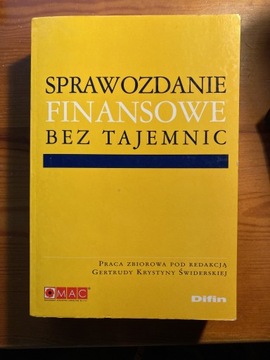 G.Świderska  Sprawozdanie finansowe bez tajemnic