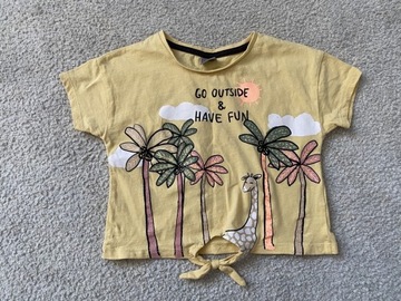 T-shirt bluzka żółta 110