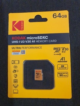 Karta KODAK microSD 64 GB nowa nieotwierana
