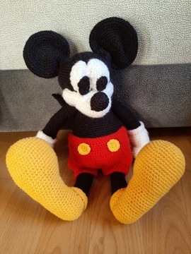 Myszka Miki - na szydełku - handmade