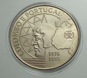 200 Escudos Kolumb w Portugalii 1991 Portugalia. Stan 1-