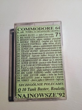 WALDICO 71 Najnowsze 92 - kaseta Commodore 64