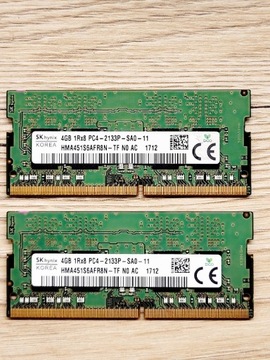 Pamięć RAM SK HYNIX 2x 4GB DDR4 2133MHz