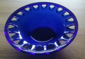 Misa szklana kobaltowa 30 cm
