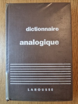 Słownik francuski DICTIONNAIRE ANALOGIQUE Maque Ą 