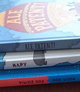 Mizielińscy Mapy Pod ziemią pod wodą Ale patent