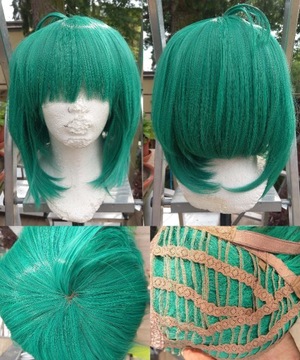 Peruka cosplay wig - Ranka Lee - zielony